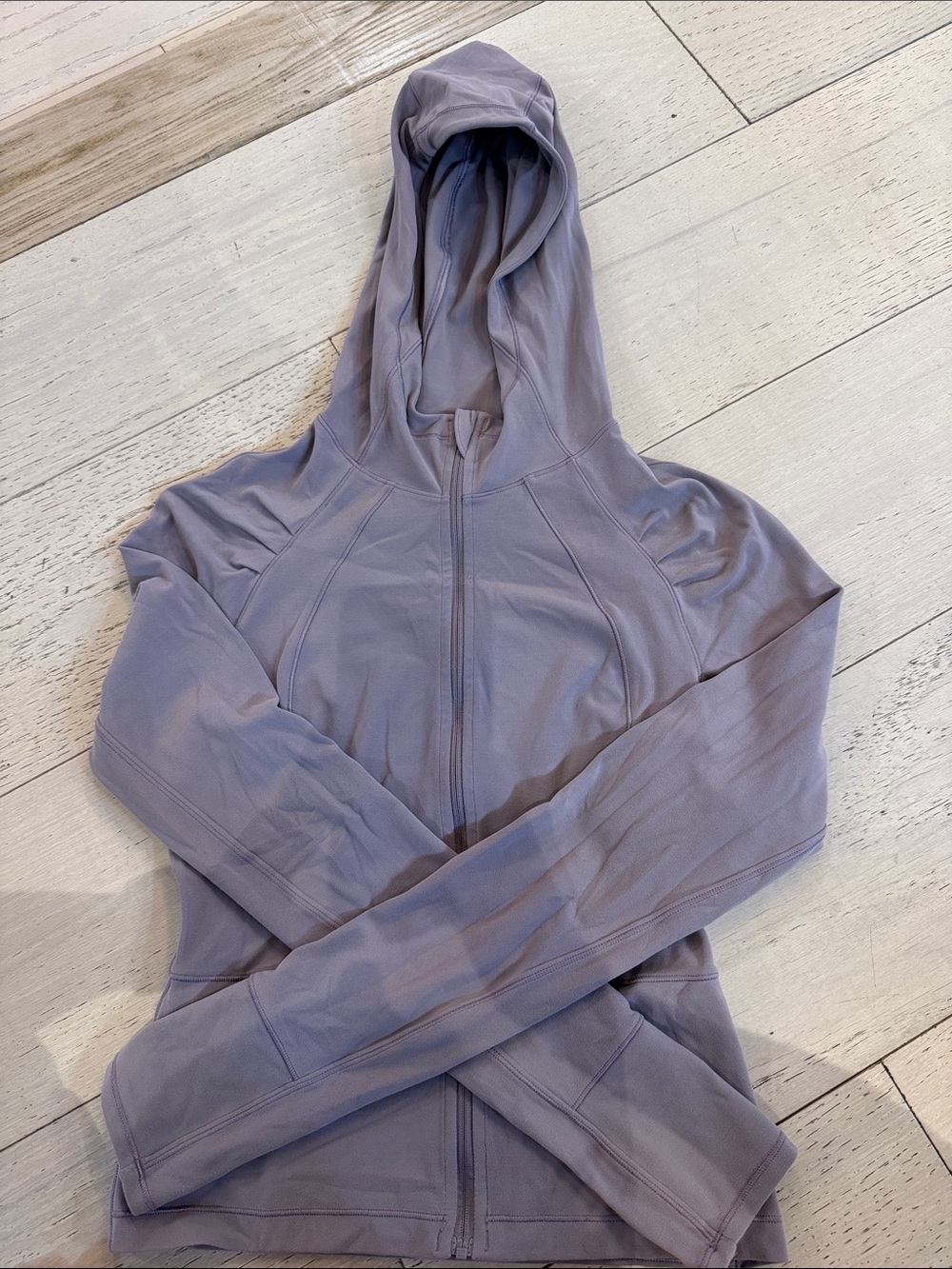 lululemon athletica Soft Lavender Hooded Zip Jacket